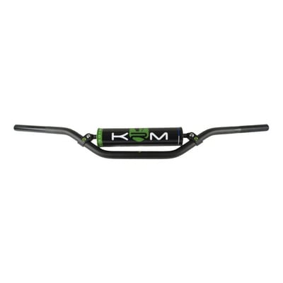 Guidon KRM Pro Ride noir/vert avec mousse