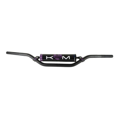 Guidon KRM Pro Ride noir/violet avec mousse