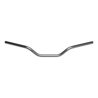 Guidon Racing Moto Technology Road Naked Taper Ø28mm bas argent