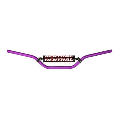 Guidon Renthal 809 RC High Mx/Enduro Ø22,2mm Violet