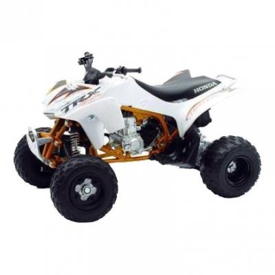 Honda quad 450 TRX 2009 1:12 NewRay blanc/or
