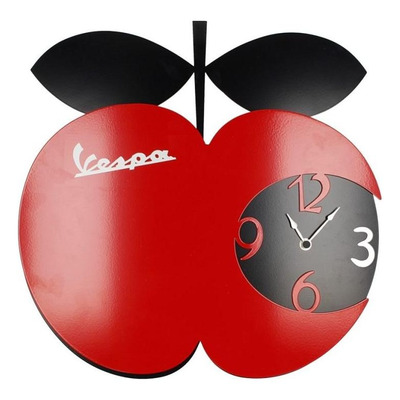 Horloge Vespa Apple métal rouge/noir