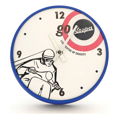 Horloge Vespa Target Ø5000mm blanc/bleu/rouge
