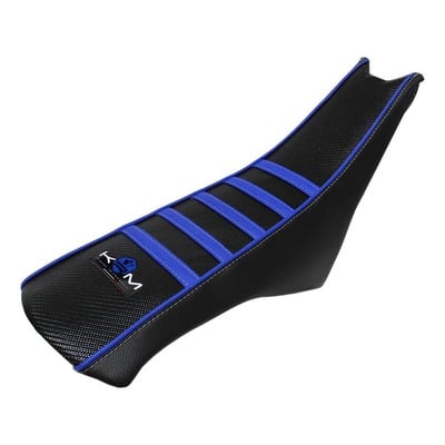 Housse de selle KRM Pro Ride bleue pour Aprilia SX 06-17