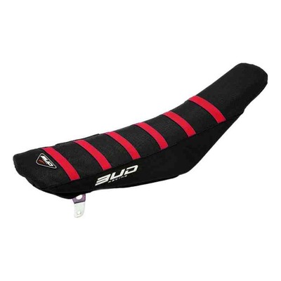 Housse de selle noire / bandes rouges Bud Racing Full Traction pour BETA RR 300 20-22