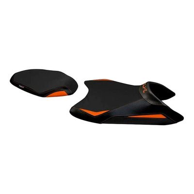 Housse de selle Tappezzeria Mestre 2 standard noire/orange KTM Duke 790 18-25