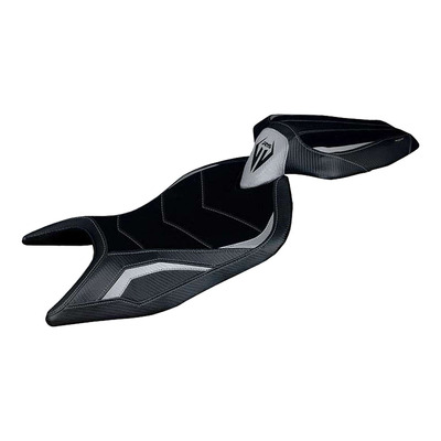 Housse de selle Tappezzeria Naxos Ultragrip confort noire/grise Aprilia RS 660 21-22