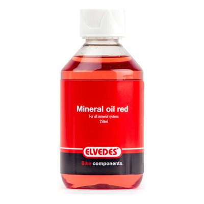 Huile frein hydraulique minérale Elvedes rouge 250 mL