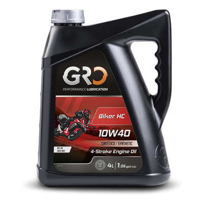 Huile GRO Biker HC 10W40 4l