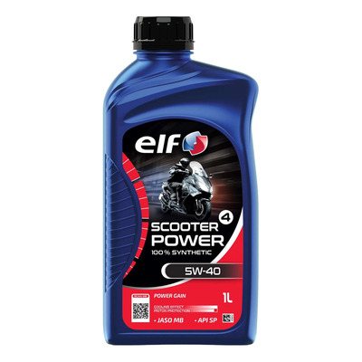 Huile moteur 4 temps Elf Scooter 4 Power 5W40 1L