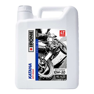Huile moteur Ipone KATANA OFF ROAD 10W50 - bidon de 4 Litres