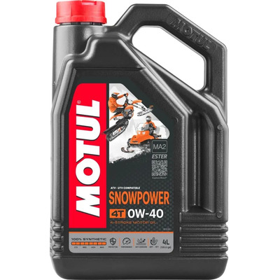 Huile moteur Motoneige 4T Motul Snowpower 0W40 4L