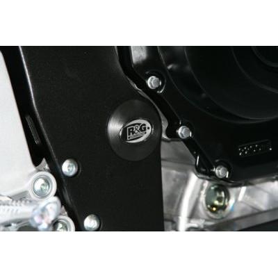 Insert de cadre droit R&G Racing noir Suzuki GSX-R 750 06-16