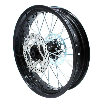 Jante Arrière Complète YCF Aluminium Noir 3,50 x 17 Pouces pour Bigy SM