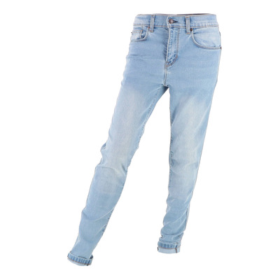 Jean moto femme Helstons Calamity bleu beach
