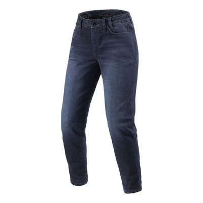 Jean moto femme Rev’It Harper Ladies dark blue used – L32