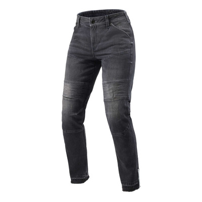 Jean moto femme Rev’It Moto 2 Ladies SF dark black stone – L32