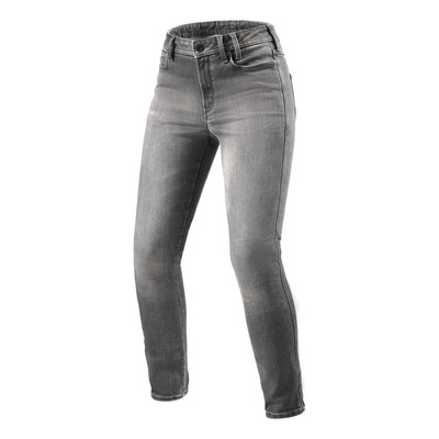 Jean moto femme Rev’It Shelby 3 Ladies medium grey used – L30