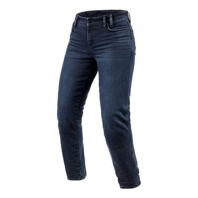 Jeans moto femme Rev’It Violet Ladies dark blue/black used – standard
