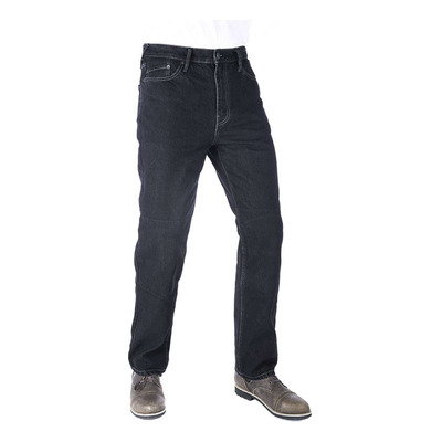Jeans moto Oxford Straight black – Long