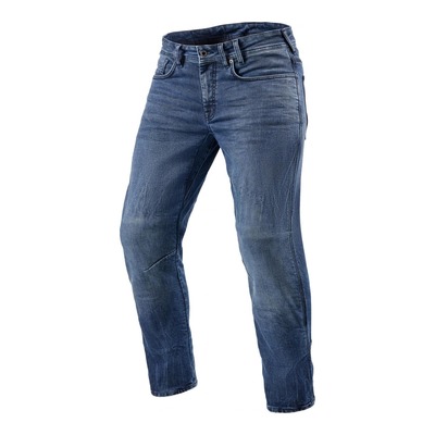 Jeans moto Rev’it Detroit 2 TF longueur 32 (court) bleu moyen