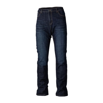 Jeans moto RST X-Kevlar Straight Leg 2 bleu foncé (jambes longues)