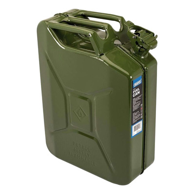 Jerrican d'essence métallique Pressol Armée vert 10L - Outillage à main sur  La Bécanerie