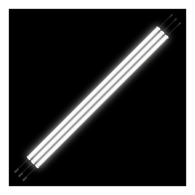 Jeu de 3 lampes LED magnétiques JBM avec interrupteur pour mobilier d'atelier