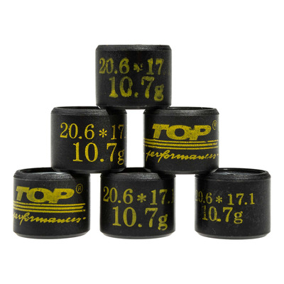 Jeu de 6 galets Top Performances Ø20,6 x 17,1 mm