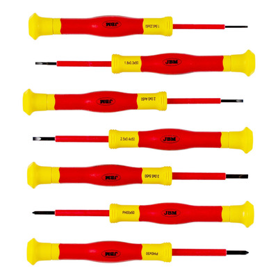 Jeu de 7 tournevis isolés JBM 1000v
