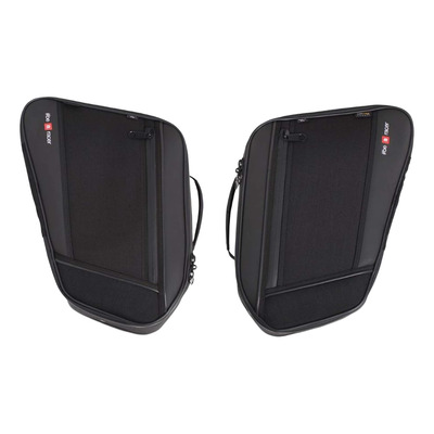 Jeu de sacoches latéral en cordura noir d'origine 2S001554 Aprilia Tuono 660 2021-24