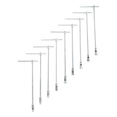 Jeu douille poignée en T JBM 7mm/19mm – 9 pièces