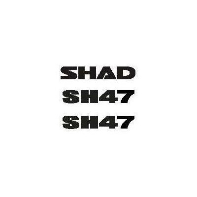 Kit autocollant Shad pour top case SH47