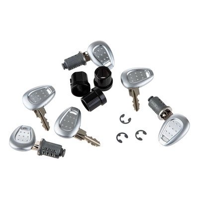 Kit barillets Givi Standard clé argent (3 barillets)
