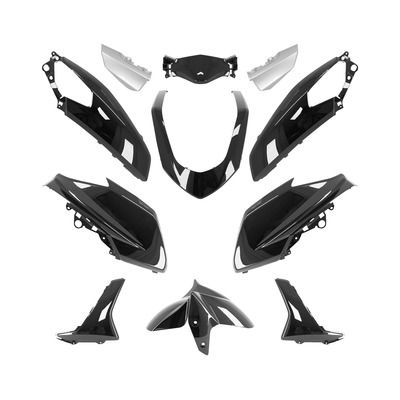 Kit carénage 11 pièces noir brillant Yamaha 125 N-MAX 2015-20