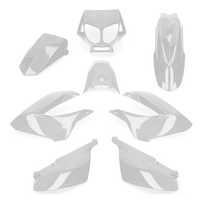 Kit carénage All Pro blanc 8 pièces Derbi Senda 2000-10