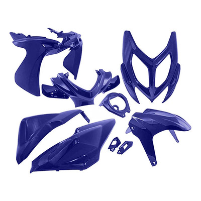 Kit carénage All Pro bleu 9 pièces Aerox/Nitro 13-