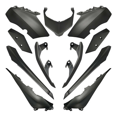 Kit carénage All Pro gris foncé métalisé 11 pièces X-Max 125/300 2018-22