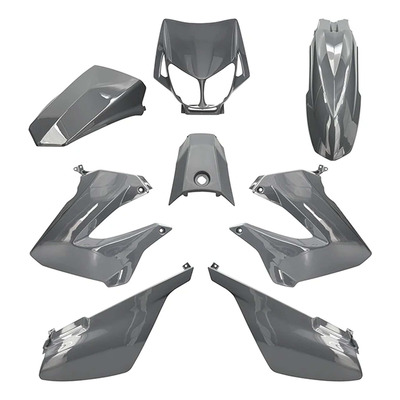 Kit carénage All Pro gris nardo 8 pièces Derbi Senda 2000-10