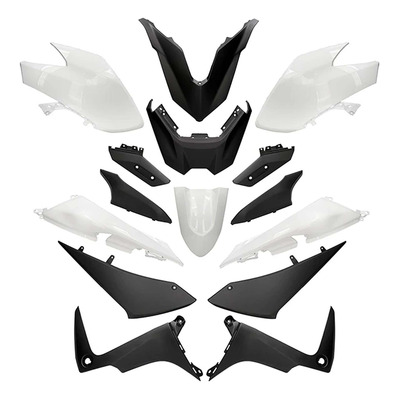 Kit carénage All Pro noir/blanc 15 pièces T-Max 530 17-19