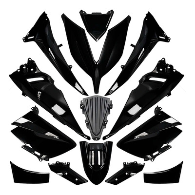 Kit carénage All Pro noir brillant 14 pièces T-Max 530 15-16