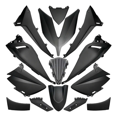 Kit carénage All Pro noir mat 14 pièces T-Max 530 15-16