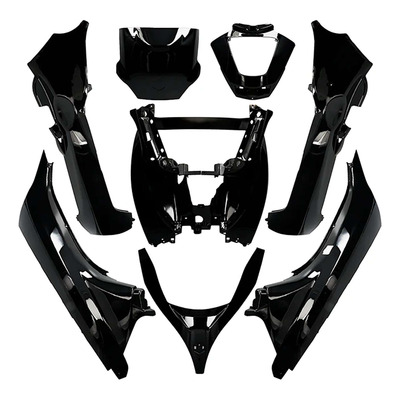 Kit carénage All Pro noir mat 8 pièces Piaggio MP3 125-500