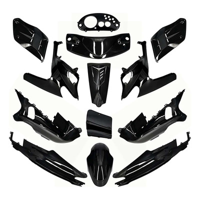 Kit carénage All Pro noir métallisé 13 pièces Gilera Runner 97-04