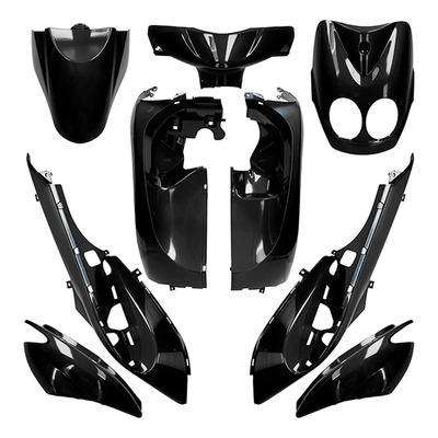 Kit carénage All Pro noir métallisé 9 pièces Neo's/Ovetto 2008-