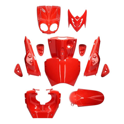 Kit carénage All Pro rouge métalisé 11 pièces Slider/Stunt
