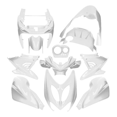 Kit carénage AllPro blanc mat 11 pièces Nitro/Aerox -13
