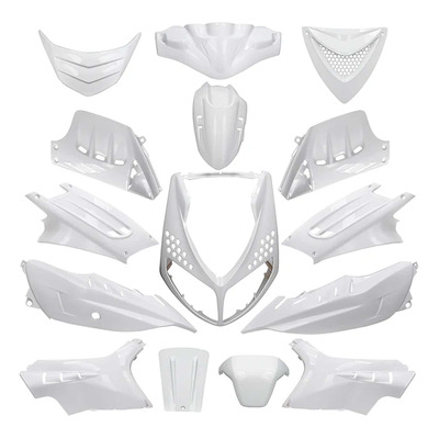Kit carénage AllPro blanc métallisé 15 pièces Speedfight 2