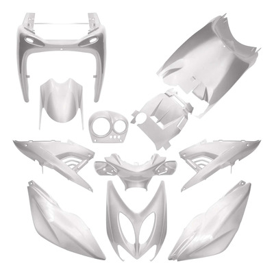 Kit carénage AllPro blanc perle 11 pièces Nitro/Aerox -13