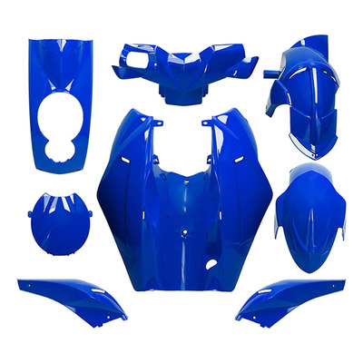 Kit carénage AllPro bleu métallisé 8 pièces Peugeot Ludix